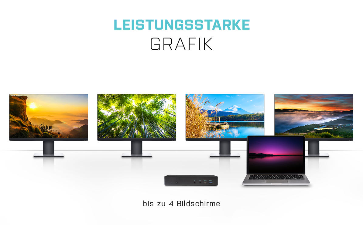 tec USB-C-Vier-Display