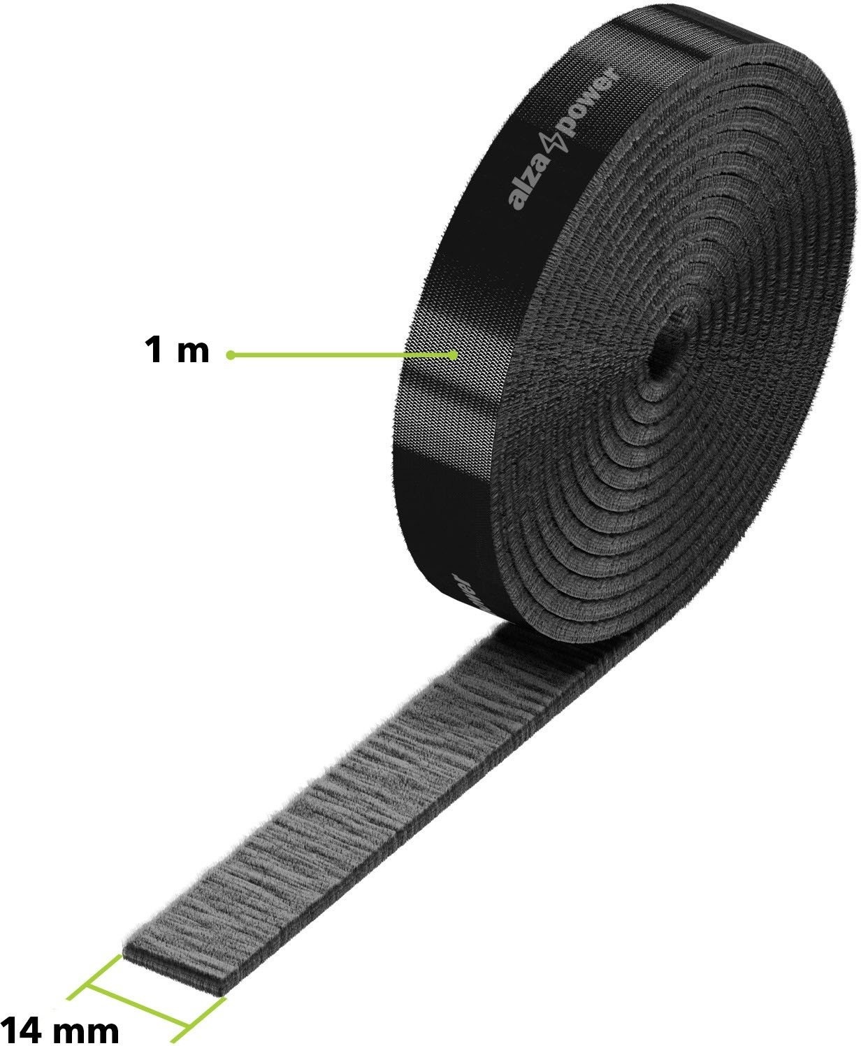 AlzaPower VelcroStrap+ Roll