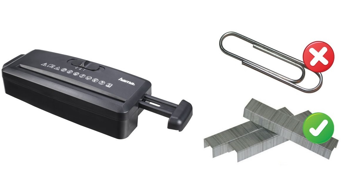Hama Mini S6 office shredder