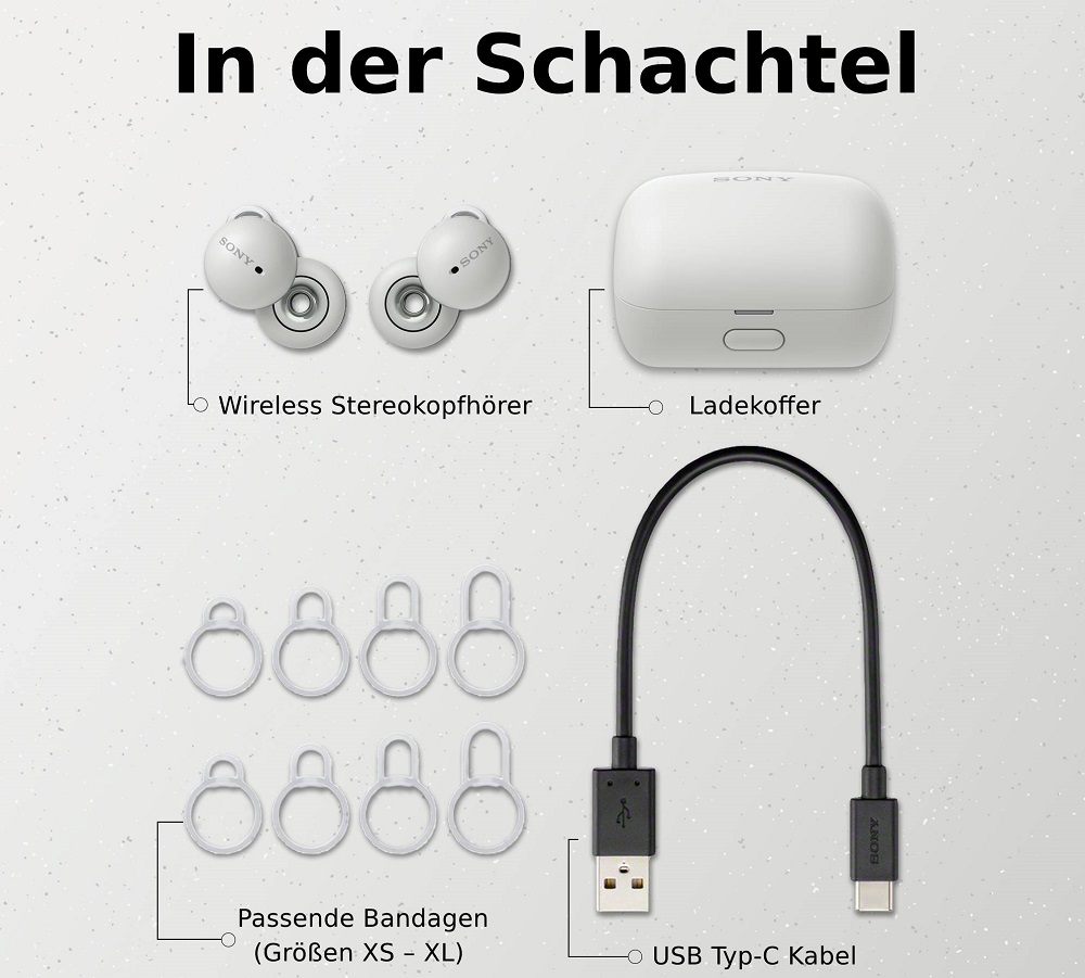 Sony LinkBuds kabellose Kopfhörer
