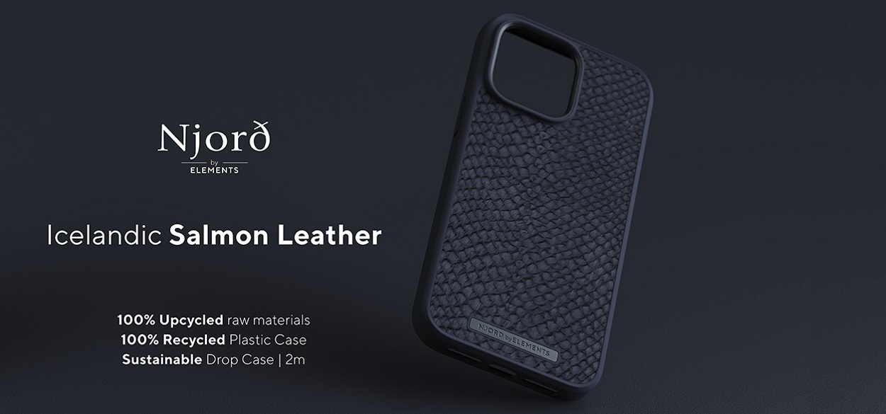 Njord Salmon Leather Magsafe Case