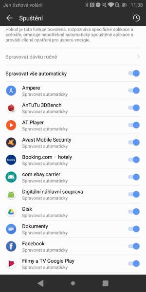 Huawei P smart screenshot – obmedzenie spotreby