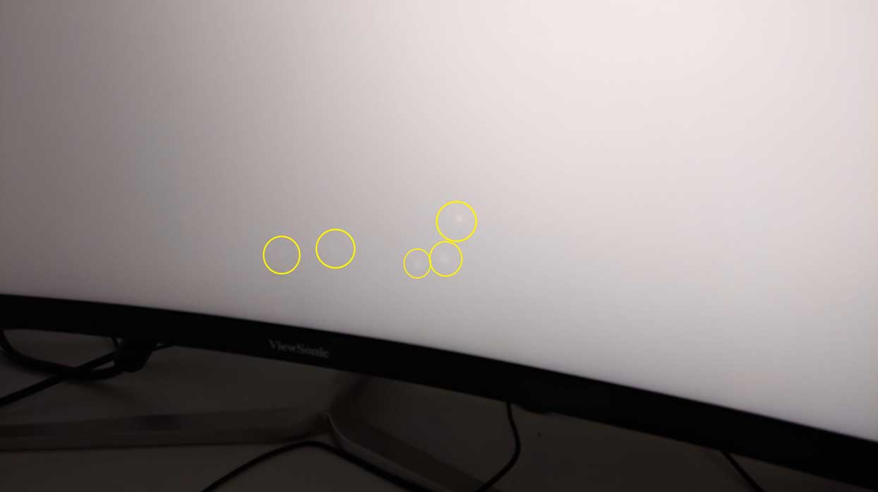 Monitor ViewSonic XG3202-C podsvícení