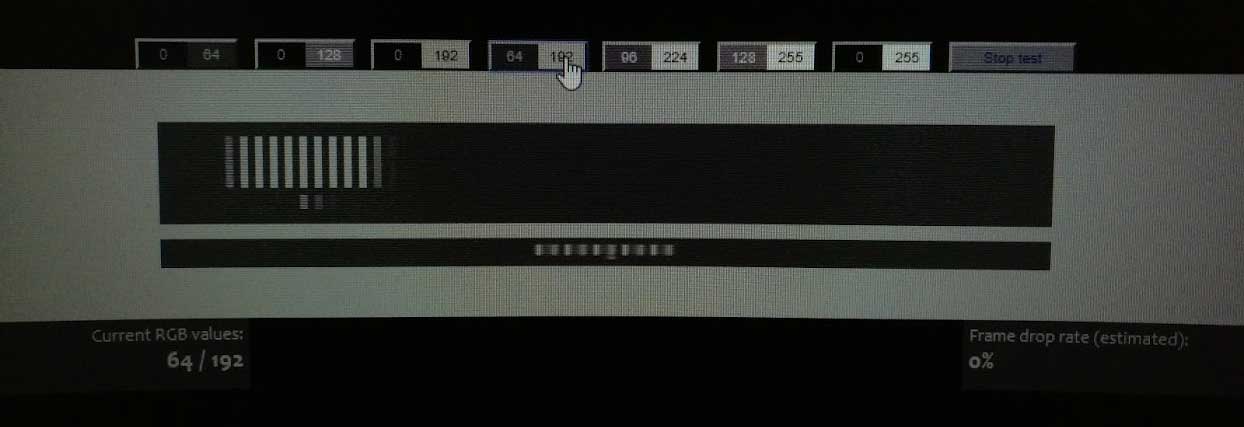 Monitor ViewSonic XG3202-C test ghosting
