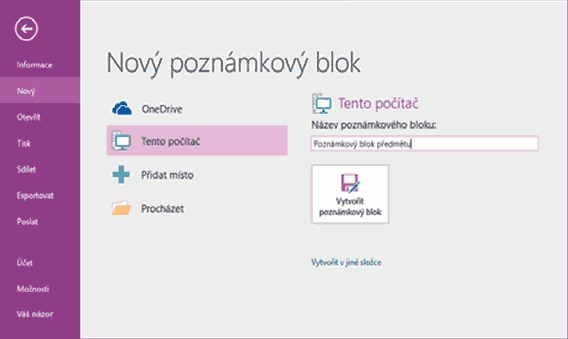 OneNote - Bez omezení papíru