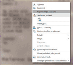OneNote - Text z obrázků