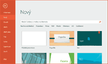 PowerPoint - Nový sešit