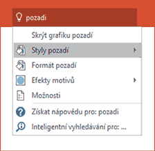 PowerPoint - Inteligentní hledání