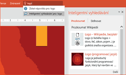 PowerPoint - Inteligentní hledání 2.