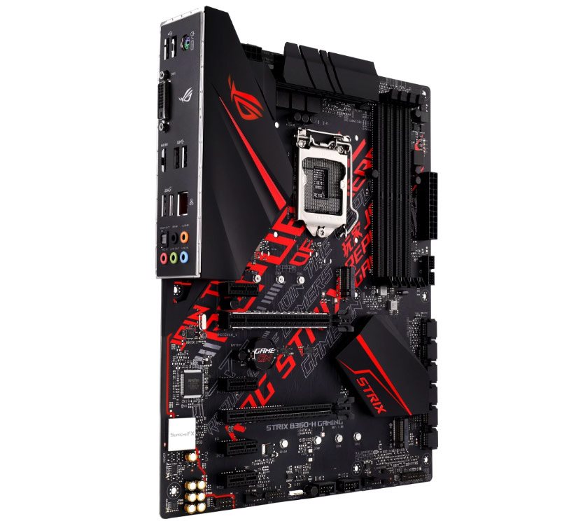 Материнская плата asus rog strix b360 h gaming какие процессоры поддерживает