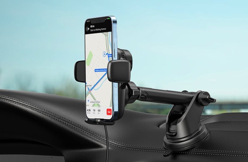 ACEFAST Wireless Charging Automatic Clamping Car Mobile Phone Holder
