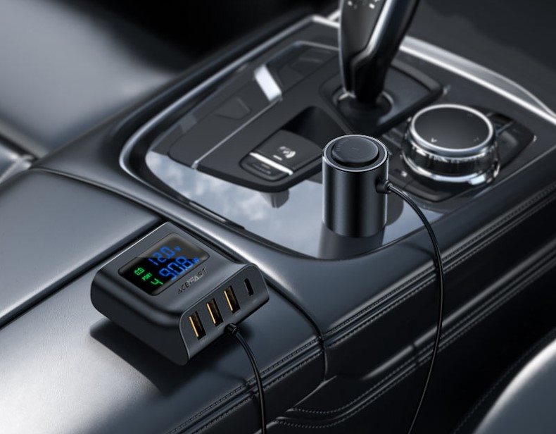 ACEFAST Car Charger with Fast Charging Support