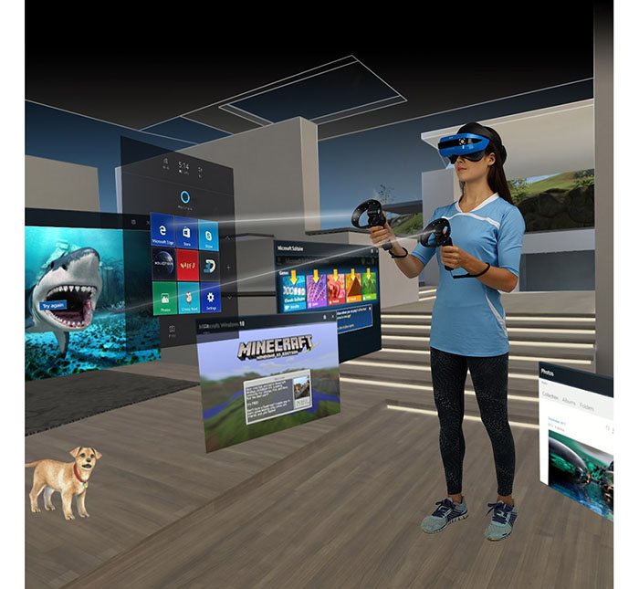 Comfortable wearing Acer Windows Mixed Reality Headset