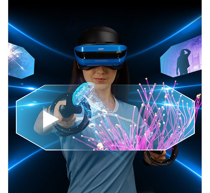 Interaction Acer Windows Mixed Reality Headset