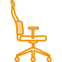 Kancelárska stolička AlzaErgo Chair Dune 1 čierna