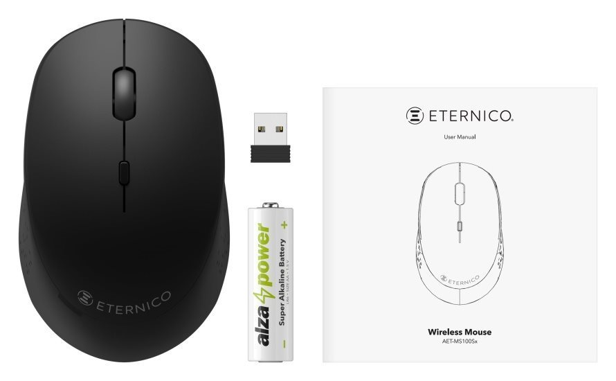 Eternico Wireless 2.4 GHz Basic Mouse MS100