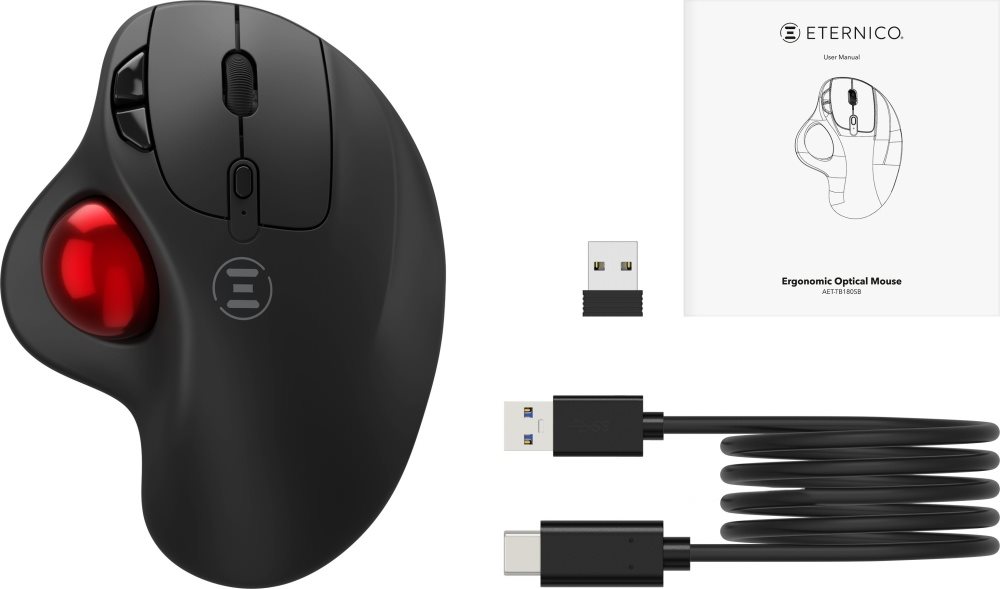 Eternico Pro Trackball DualMode TB180