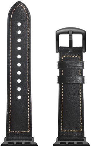 Eternico Leather and Silicone Band