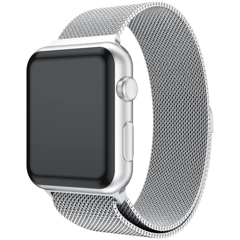Eternico 38mm / 40mm / 41mm Elegance Milanese pro Apple Watch stříbrný
