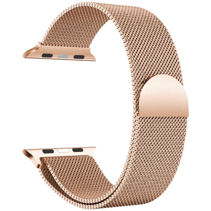 Eternico 38mm / 40mm / 41mm Elegance Milanese pro Apple Watch růžovo zlatý