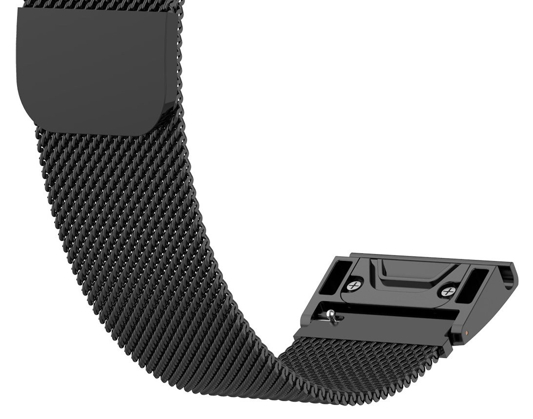 Eternico Garmin Quick Release 20 Milanese Band Steel