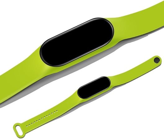 Eternico Essential für das Xiaomi Mi Smart Band 5, 6 und 7 Lime green Eternico Essential für das Xiaomi Mi Smart Band 5, 6 und 7 Lime green
