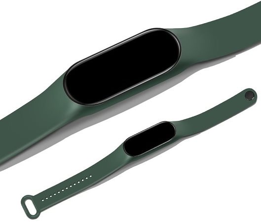 Eternico Essential für das Xiaomi Mi Smart Band 5, 6 und 7 Olive green Eternico Essential für das Xiaomi Mi Smart Band 5, 6 und 7 Olive green
