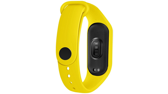 Eternico Essential für das Xiaomi Mi Smart Band 5, 6 und 7 Solid yellow