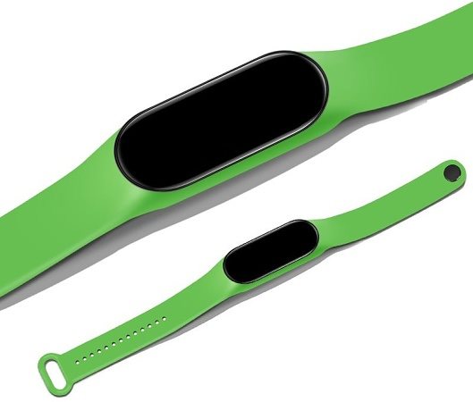 Eternico Essential für das Xiaomi Mi Smart Band 5, 6 und 7 Solid green