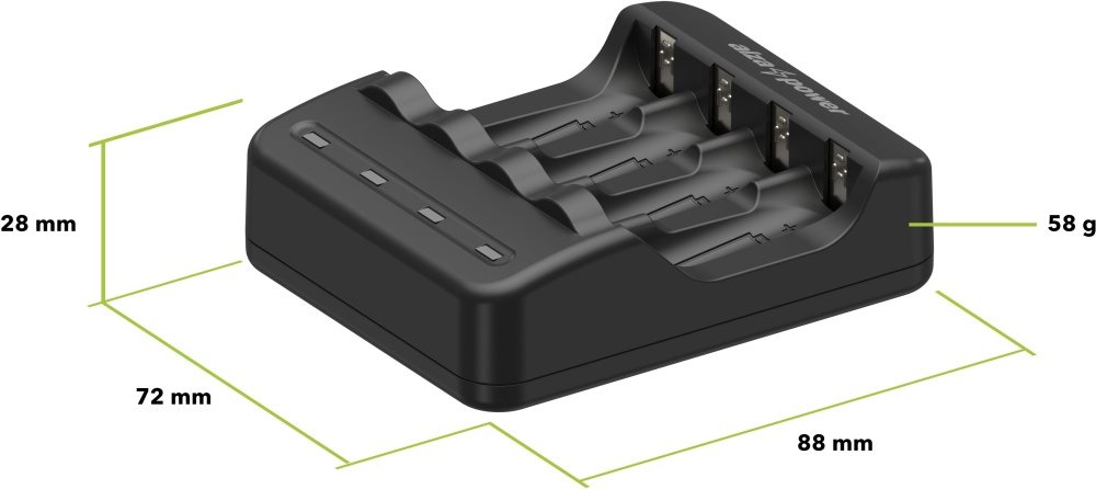 AlzaPower USB Battery Charger AP410B
