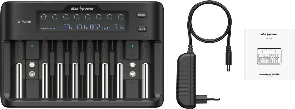 AlzaPower Battery Charger AP820B