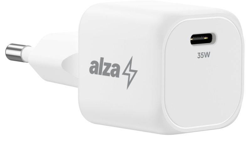 AlzaPower G320C Fast Charge 35W weißes Netzladegerät
