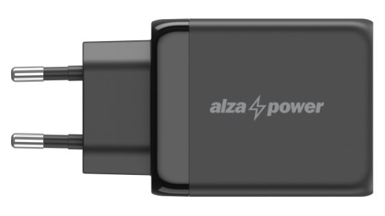 AlzaPower G600CCA Fast Charge 65W schwarzes Netzladegerät