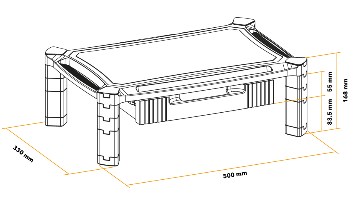 AlzaErgo Riser Modus ER420