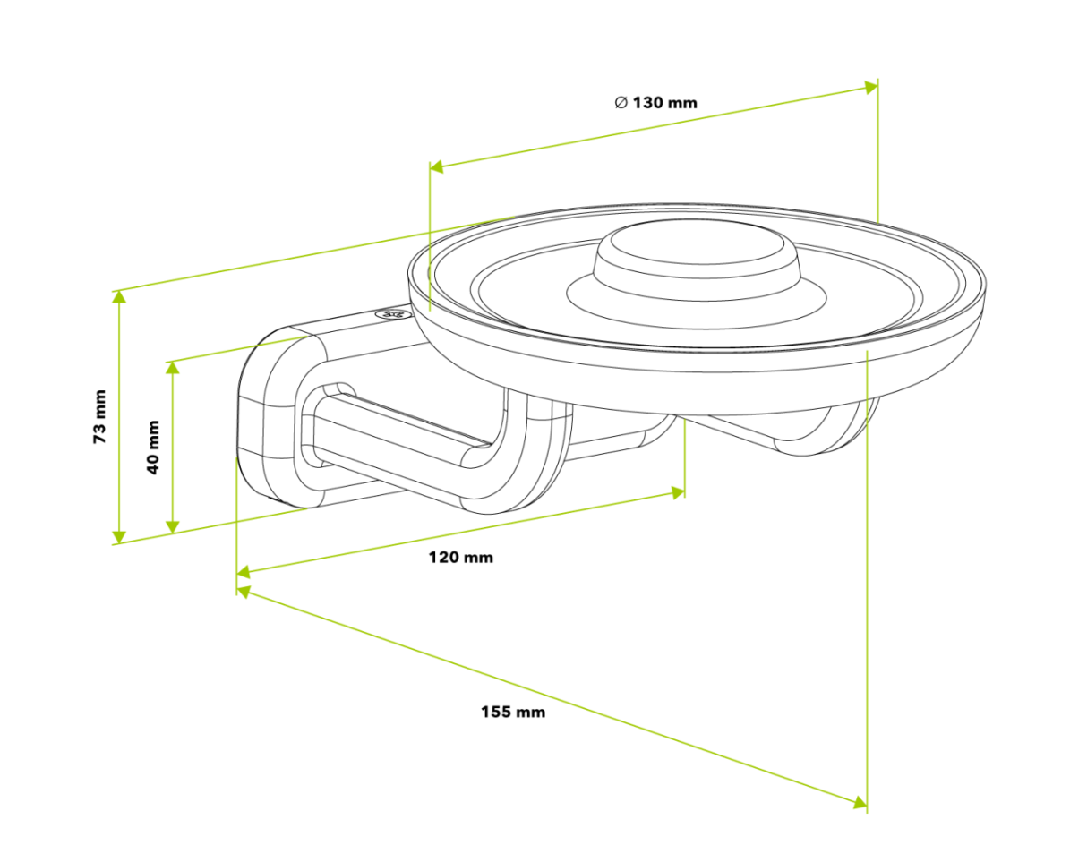 AlzaErgo Audio Mount AP05WB