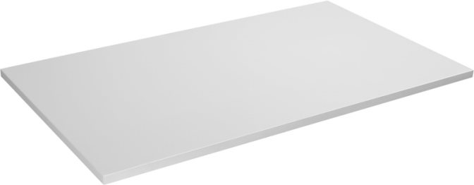 Stolová doska AlzaErgo TTE-12 120 × 80 cm biely laminát
