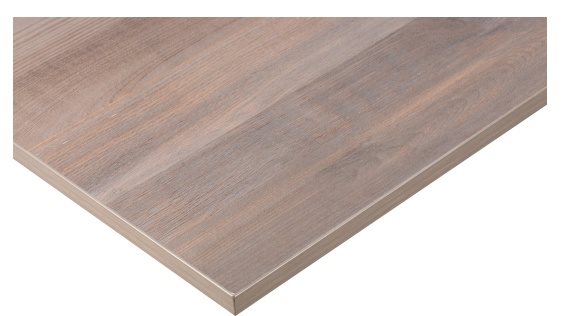 Tischplatte AlzaErgo TTE-01 140×80 cm Eiche grau laminiert
