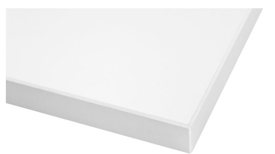 Stolová doska AlzaErgo TTE-03 160 × 80 cm biely laminát