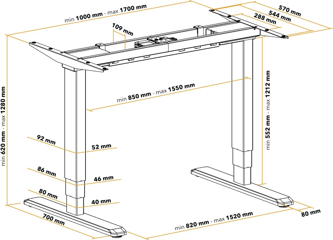 AlzaErgo Table ET1 NewGen + TTE-12