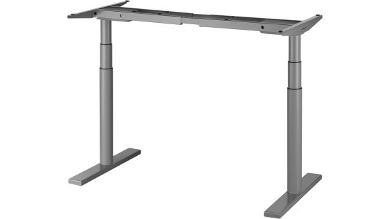 Výškovo nastaviteľný stôl AlzaErgo Table ET1 Ionic sivý