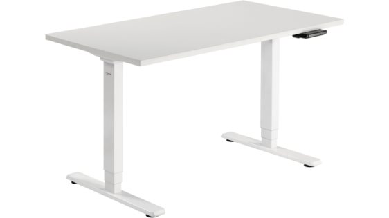Výškovo nastaviteľný stôl AlzaErgo Table ET1 Essential biely