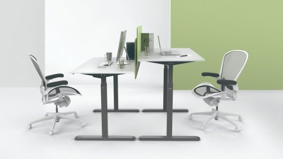 Výškovo nastaviteľný stôl AlzaErgo Table ET2 sivý