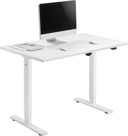Výškovo nastaviteľný stôl AlzaErgo Table ET2.1 Essential biely