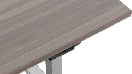 Výškovo nastaviteľný stôl AlzaErgo Table ET3 sivý