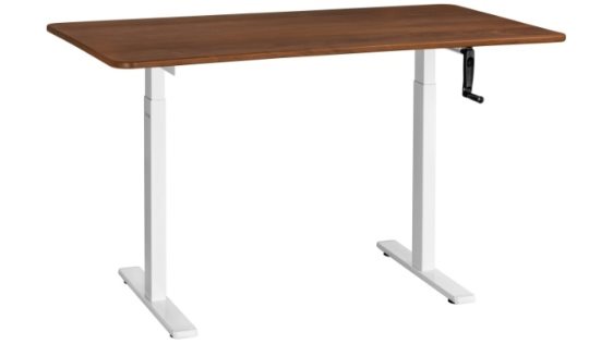 Výškovo nastaviteľný stôl AlzaErgo Table ET3 Essential biely