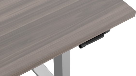 Výškovo nastaviteľný stôl AlzaErgo Table ET3 Essential sivý