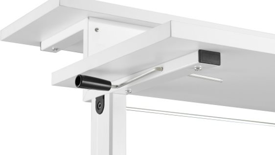 Výškovo nastaviteľný stôl AlzaErgo Table ET3.1 biely