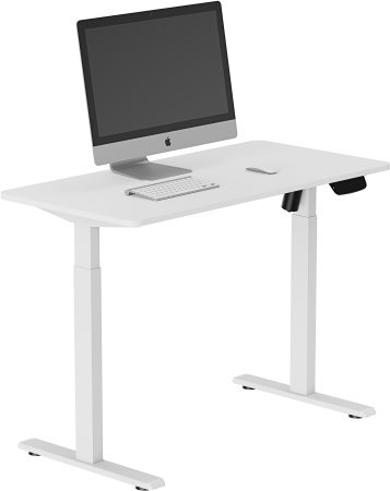 Výškově nastavitelný stůl AlzaErgo Table ET4 AiO Touch 120×60 cm bílý