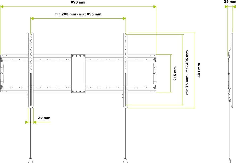 AlzaErgo FXL05B Frame XL