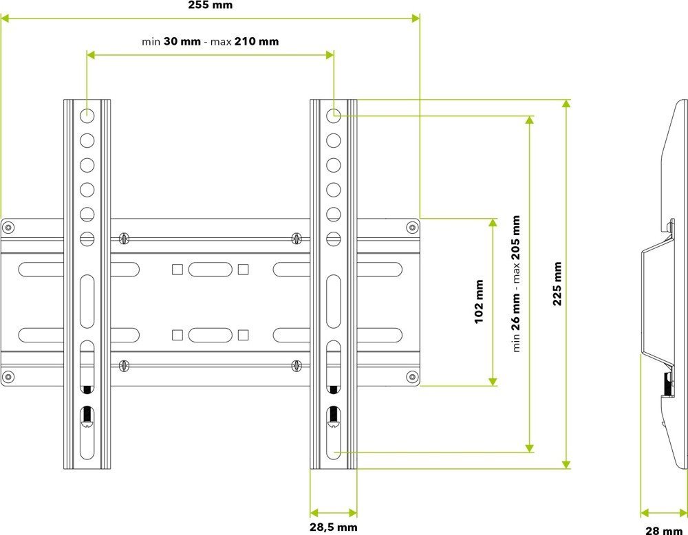 AlzaErgo F110B Plate
